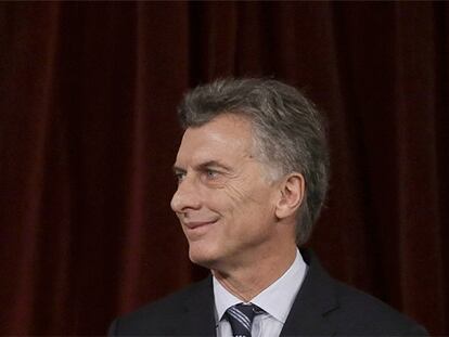 El presidente de Argentina Mauricio Macri.