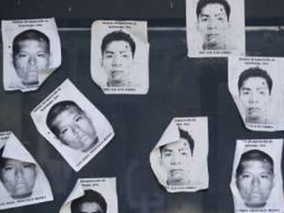 Los rostros de los estudiantes desaparecidos. REUTERS
