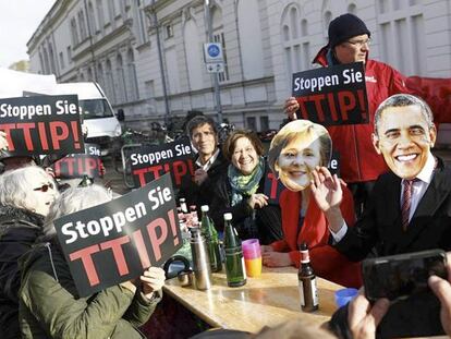 Manifestaciones en Alemania en contra del TTIP