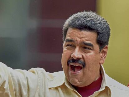 O presidente venezuelano, Nicolás Maduro, na passada terça-feira em Caracas.