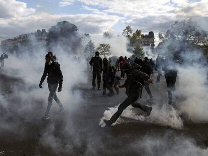 França: Manifestação contra a reforma trabalhista em Paris, nesta quinta-feira.