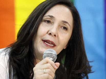 Mariela Castro, hija del presidente cubano, este martes en La Habana.