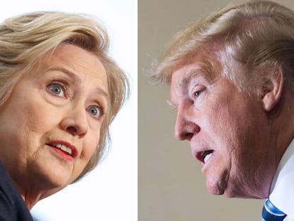 Clinton e Trump serão provavelmente os candidatos presidenciais.