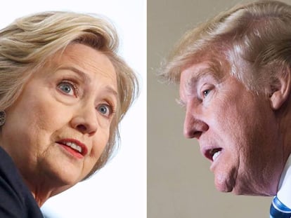 Clinton e Trump serão provavelmente os candidatos presidenciais.