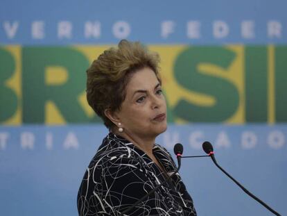 La presidenta de Brasil, Dilma Rousseff.