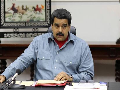 Maduro anuncia estado de exceção durante o Conselho de Ministros.