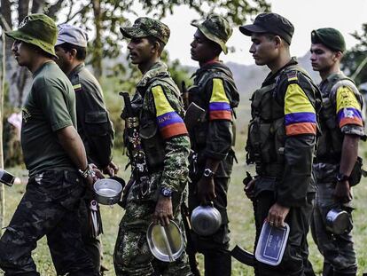 Guerrilleros de las FARC.