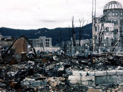 El centro de Hiroshima, en noviembre de 1945