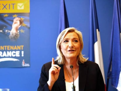 Marine Le Pen, nesta sexta-feira.