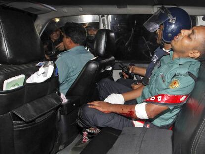 Un agente herido tras un atentado en un restaurante español en Dacca, Bangladesh