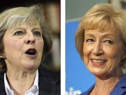 Theresa May e Andrea Leadsom disputam sucessão de Cameron.