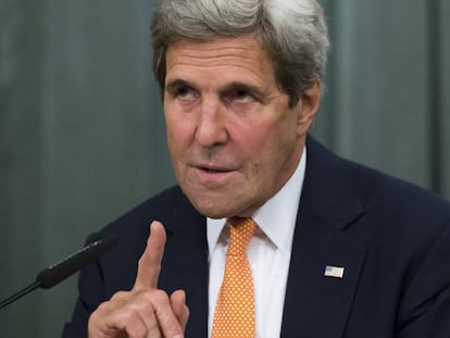 O secretário de Estado John Kerry, na sexta-feira passada.