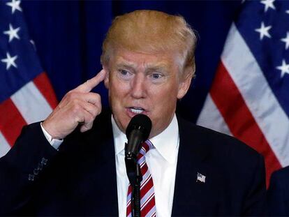 El nominado oficial del Partido Republicano, Donald Trump