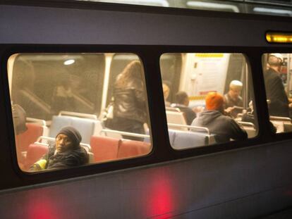 Vagón del metro de Washington, donde trabajaba el policía detenido por terrorismo
