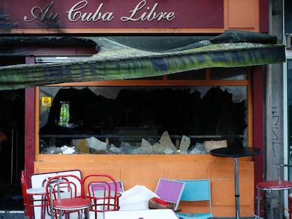 Bar onde ocorreu o incêndio.