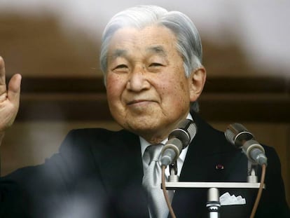 Akihito, em dezembro, em Tokiola, na comemoração de seu 82º aniversário.