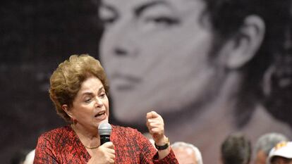 Dilma Rousseff, en un acto en Brasilia.