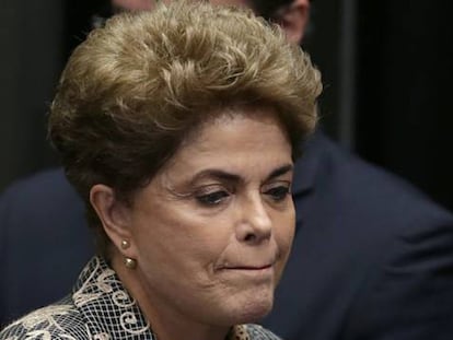 Dilma Rousseff pede aos senadores que votem contra sua destituição.