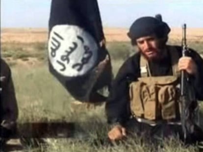 Al Adnani, em imagem capturada de um vídeo divulgado em 2012.