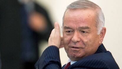 Islam Karimov, en una foto de abril de 2009 tomada en Almaty, Kazajistán.