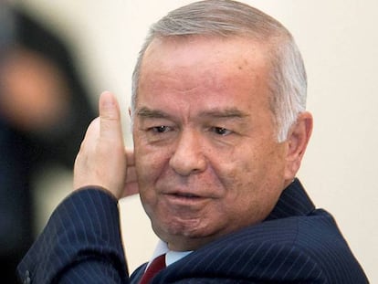 Islam Karimov, en una foto de abril de 2009 tomada en Almaty, Kazajistán.
