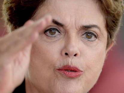 La expresidenta Dilma Rousseff, esta semana.