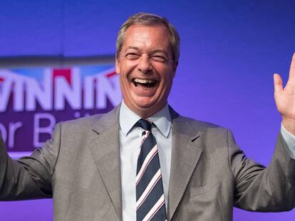 El líder del UKIP, Nigel Farage.