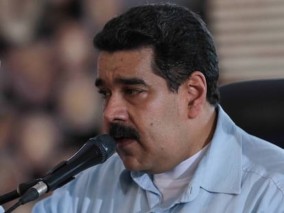 Nicolás Maduro, num discurso em Chaguaramas (Venezuela) nesta sexta-feira.