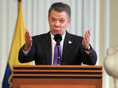 El presidente de Colombia, Juan Manuel Santos.