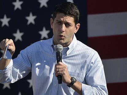 El presidente de la Cámara de Representantes, el republicano Paul Ryan. En vídeo, sus declaraciones en un mitin del pasado sábado.