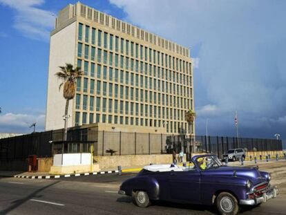 A embaixada dos Estados Unidos em Cuba