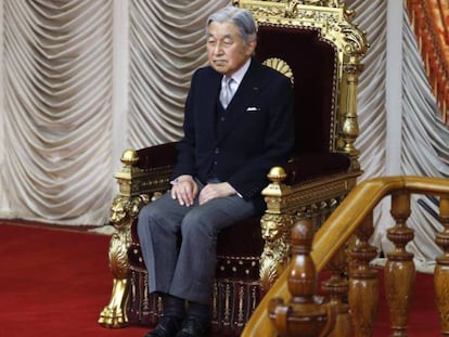 El emperador japonés Akihito, este 26 de septiembre.