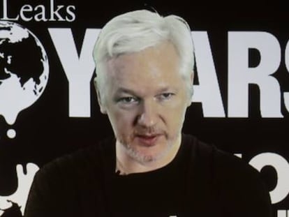 Julian Assange, no último dia 4 de outubro.