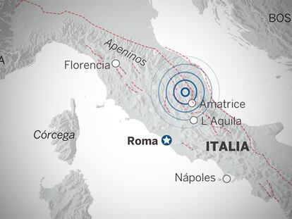 Dos fuertes terremotos sacuden el centro de Italia