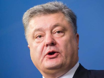 El presidente de Ucrania, Petro Poroshenko.