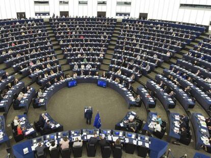 El Parlamento Europeo, en Estrasburgo.