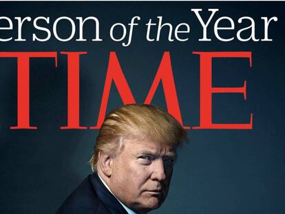 Portada de 'Time' con la elección de Trump como persona del año.