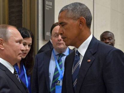 Putin y Obama, en la cumbre del G-20 en septiembre pasado en China.