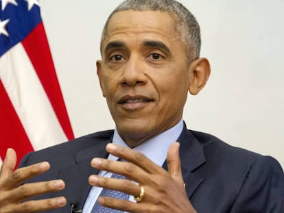 El presidente Obama, durante una entrevista. RON SACHS EFE / Vídeo, declaraciones de Obama en ABC News.