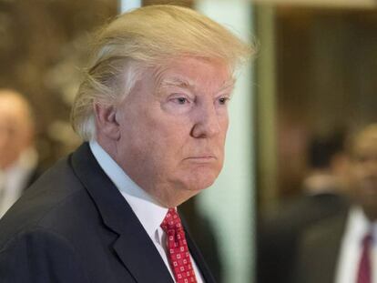 El presidente electo estadounidense, Donald Trump.