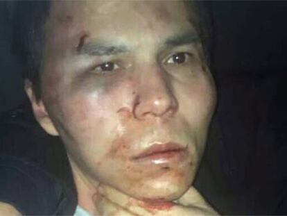Abdulkadir Masharipov, el atacante del club Reina en Estambul (Turquía), en una fotografía del lunes 16 de enero de 2017.