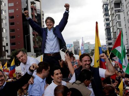 Guillermo Lasso, candidato de la oposición ecuatoriana.