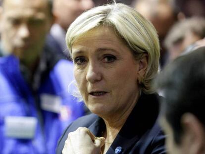 Marine Le Pen, el pasado día 28 en París.