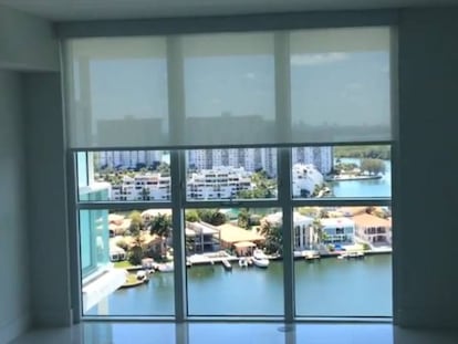 El apartamento de Alejandra Barrales en Miami.