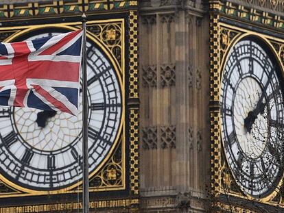La bandera de Reino Unido en una imagen del pasado lunes. En vídeo, la cronología del 'Brexit'.