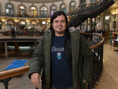 David Casarejos, fotografiado en el Corn Exchange, Leeds.