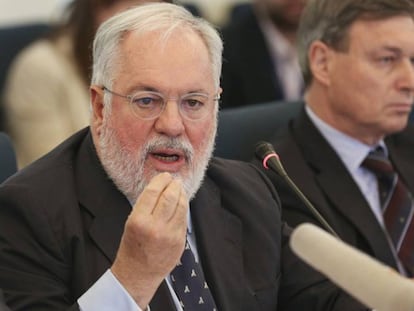 Arias Cañete, nesta quinta-feira em Pequim.