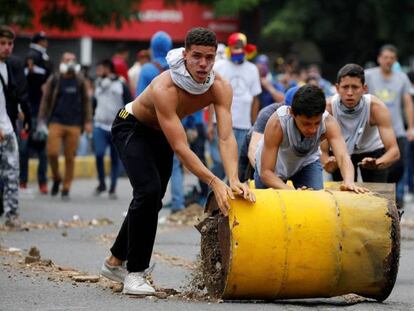 Marcha en Venezuela contra el Gobierno de Nicolás Maduro