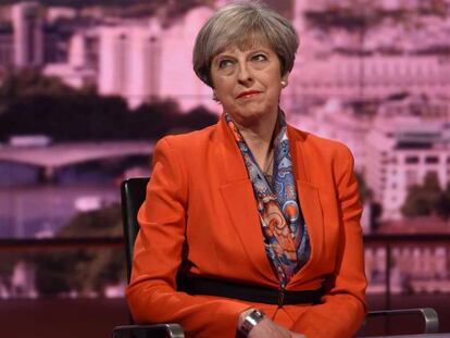 Theresa May, en la BBC.