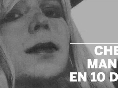 Chelsea Manning con una peluca en una fotografía sin fecha y tomada antes de ser encarcelada. En vídeo, Manning en 10 datos.